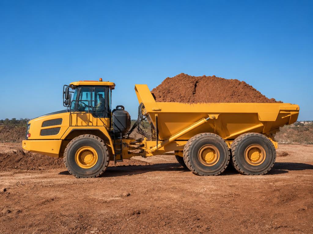 B30 Articulated Dump Truck (ADT) available for hire in Masvingo