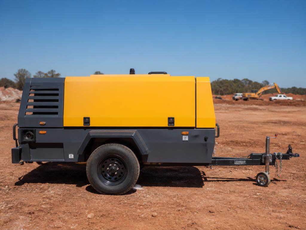 Towable Air Compressor available for hire in Durban