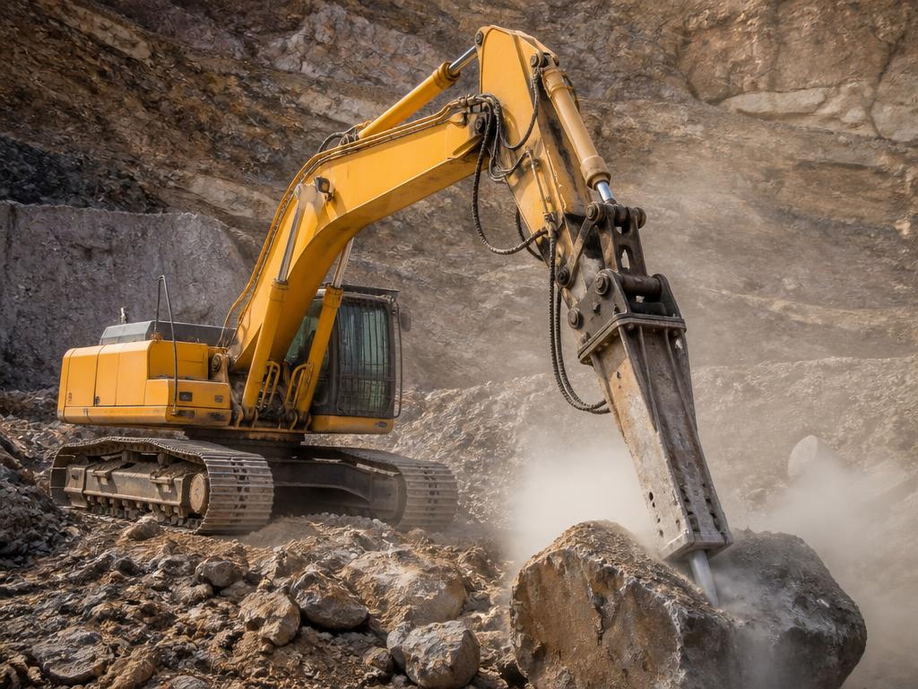 30 Ton Excavator with Pecker for hire in Mbombela photo 3