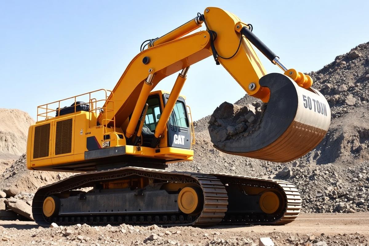 50 Ton Excavator available for hire in Bloemfontein