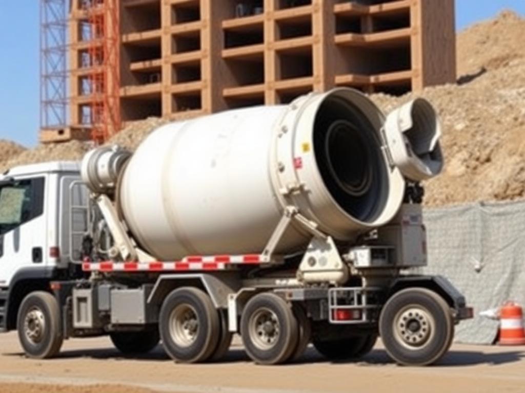 6m³ Concrete Mixer Truck available for hire in Paarl