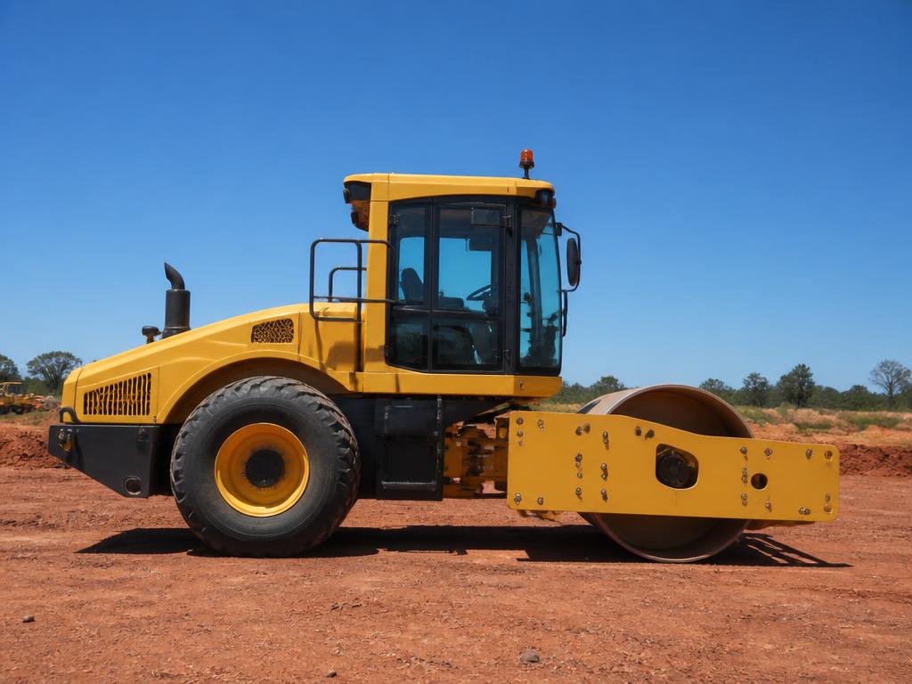 12 Ton Smooth Drum Roller available for hire in Hillcrest