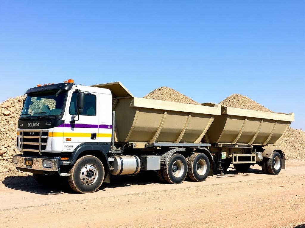 34m³ Side Tipper available for hire in Rustenburg